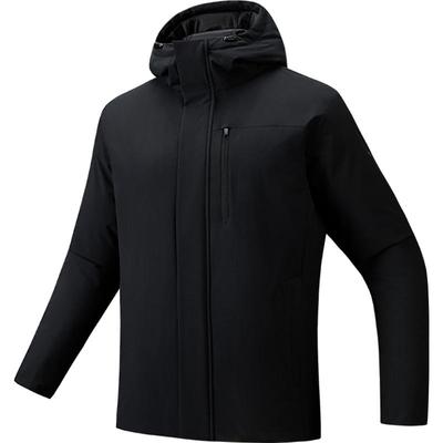 安踏羽绒服男款连帽防泼水夹克