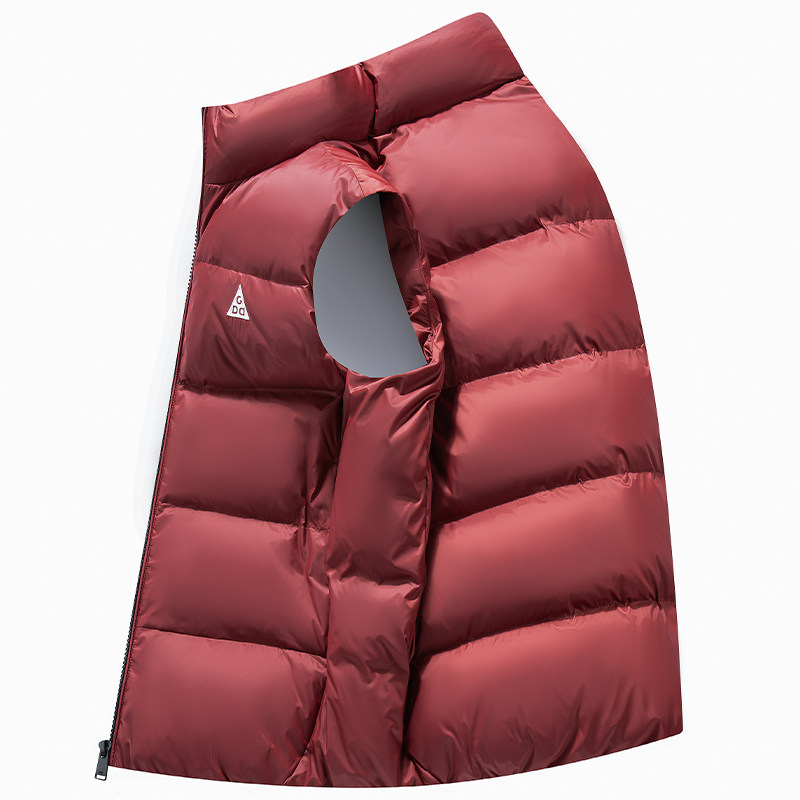 冬季新款羽绒马甲女款时尚休闲立领加厚短款保暖背心内搭外套女