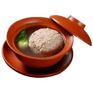 【舌尖美食】扬州特产五亭桥蟹黄狮子头四只240g蟹粉狮子头私房菜