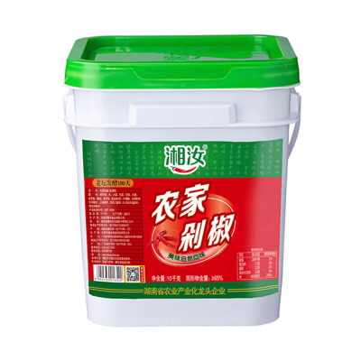 广东省包邮湘汝农家剁椒大桶20斤