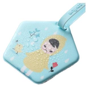 cavilue可爱小红帽行李箱行李牌吊牌拉杆箱防丢挂件PVC行李牌