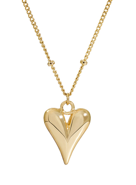 小众温柔金色复古高级短款项链