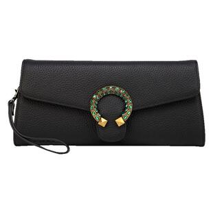 高级感头层牛皮手拿包女气质2026新款真皮大容量多卡位宴会手抓包