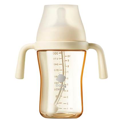 babycare花苞学饮杯鸭嘴杯婴儿宝宝6个月以上喝奶瓶防呛吸管水杯