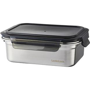 乐扣乐扣不锈钢保鲜盒冰箱专用食品收纳盒泡菜密封盒水果盒便当盒