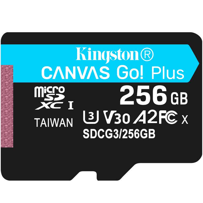 金士顿tf卡256G 200M/S 无人机内存卡 运动相机存储卡Micro sd卡