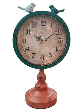 复古做旧小鸟钟 20*12*36