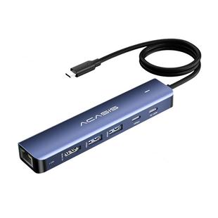 阿卡西斯typec拓展坞转USB3.2扩展坞Hdmi投屏转换usb多接口hub网线多功能兼容雷电4/3笔记本电脑iPad平板手机