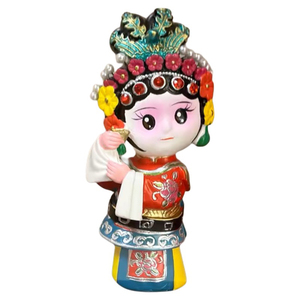 小中国风商务特色纪念天津泥人张