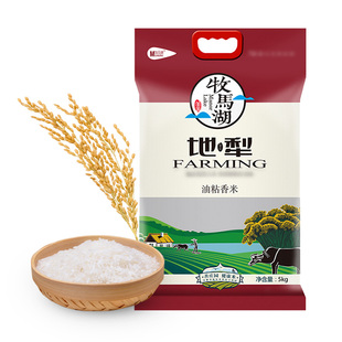牧马湖大米当季新米油粘米长粒香米5kg10斤装籼米煲仔蛋炒饭