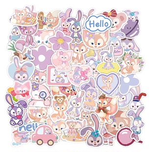 51张迪士尼星黛露玲娜贝儿贴纸DSN可爱挂件公仔盲盒桌面装饰平板电脑水杯子手机壳手账本礼盒DIY防水卡通贴纸