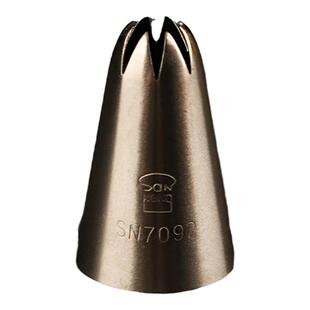 三能裱花嘴奶油5/6/8/10/18齿溶豆泡芙曲奇大中小号挤花嘴SN7092