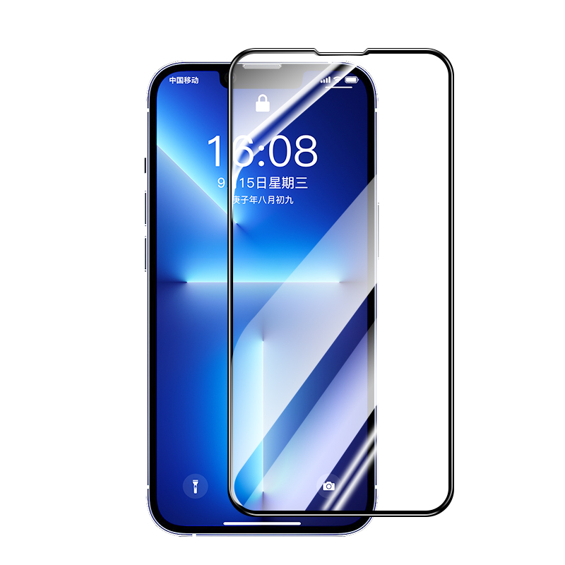 适用12全屏13苹果15钢化膜16Promax 14Pro iPhone11 X MAX XR XS手机膜8Plus高清7plus新款6S E覆盖7贴膜批发