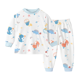 宝宝秋衣套装纯棉a类儿童内衣婴儿男女童秋裤全棉睡衣棉毛衫保暖