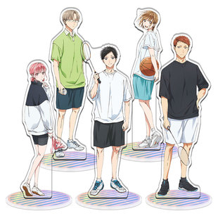 多插有背景谷美青春青之箱蓝箱鹿野千夏周边品质无缝夹层立牌礼物