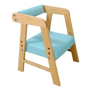 实木非塑料儿童学习凳子幼儿园椅子靠背宝宝扶手家用餐椅三档可调