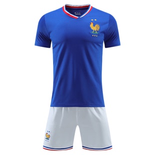 2026世界杯法国队球衣姆巴佩儿童小学生训练比赛足球服套装男定制