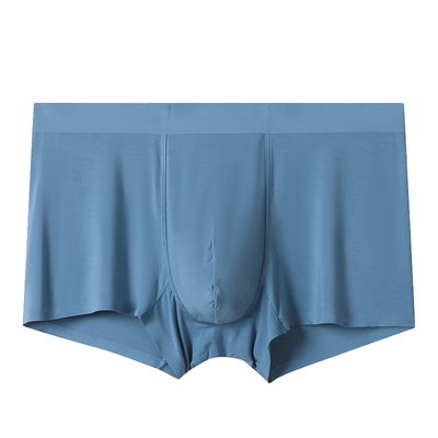 80支莫代尔男士平角内裤蚕丝底裆