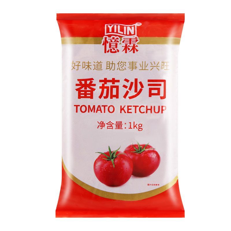 忆霖番茄沙司1kg商用手抓饼调味