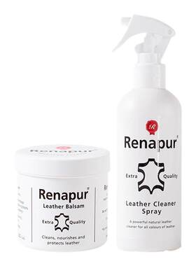 Renapur真皮沙发清洁剂皮革皮具去污保养油护理液家用皮沙发专用
