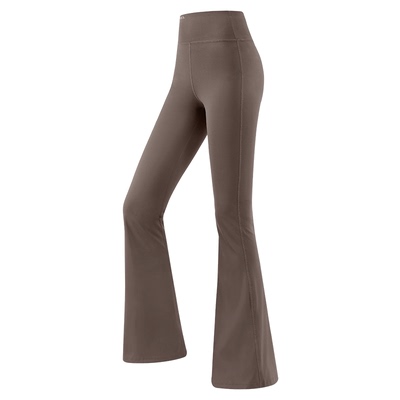 骆驼微喇叭裤女款秋冬黑色高腰显瘦防晒透气瑜伽长裤修身休闲裤