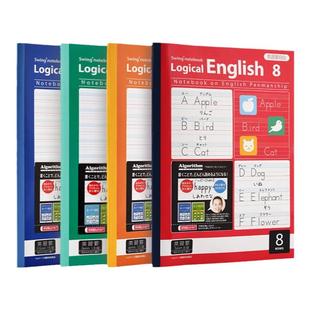 日本nakabayashi仲林英语本练习作业本笔记本单词练习本初中生英文练习本小学生外语本子中学生官方旗舰店