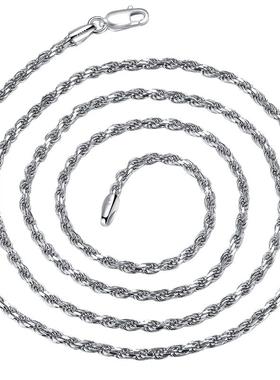 bebekitty纯银项链加粗加长