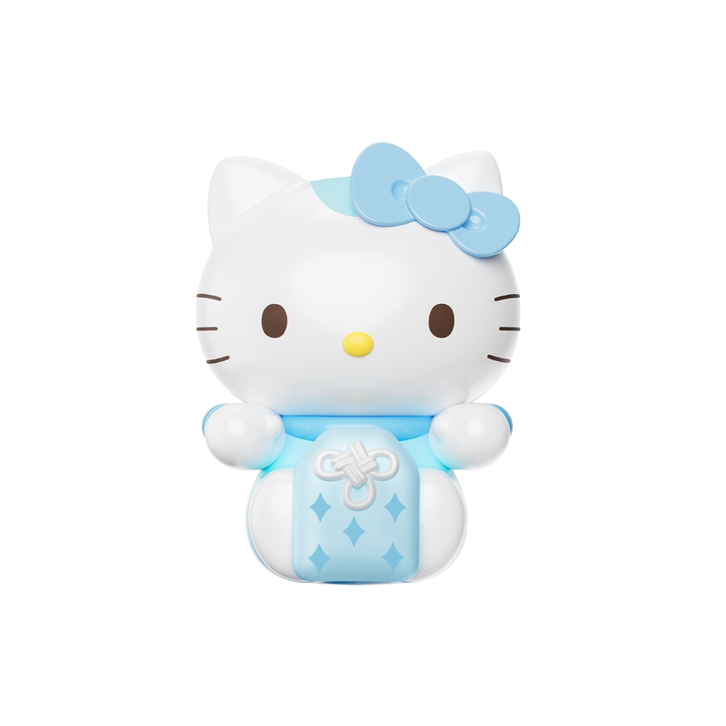 Hellokitty福运喵喵系列萌趣豆凯蒂猫盲盒戒指公仔潮玩女生礼物