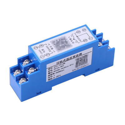 导轨式温度变送器SBWZ-2280模块热电阻PT100隔离变送器输出4-20MA