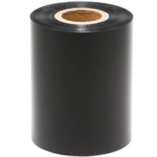 全树脂基碳带50x300-60 70 80 90 100 110mm*300M条码打印机亚银不干胶标签铜版PETpp合成亮白pet色带卷定做