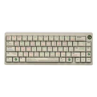 码农VIM程序员键帽白色主题 原厂高度pbt热升华机械键盘键帽156颗