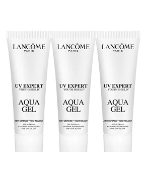 【自营】Lancome/兰蔻小白管防晒霜轻透水漾防晒乳10ml*3