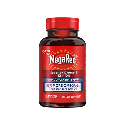 【B站专属】MegaRed/脉拓纯南极磷虾油omega3浓缩750mg*80粒胶囊