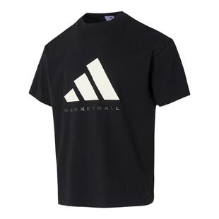 【自营】阿迪达斯男装女装春季新款篮球短袖运动服情侣T恤KB7560