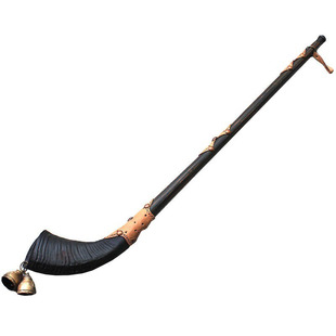 黑水牛号角牛角号角乐器古代道士演出奏乐器道具长吹号大喇叭吹响