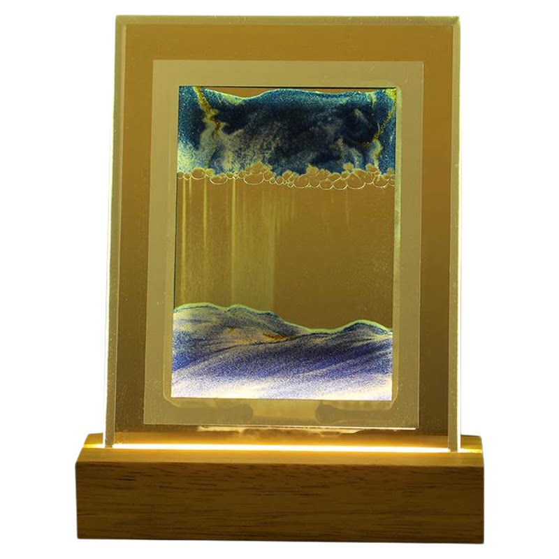 发光流沙画摆件家居装饰品