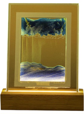 发光流沙画摆件家居装饰品