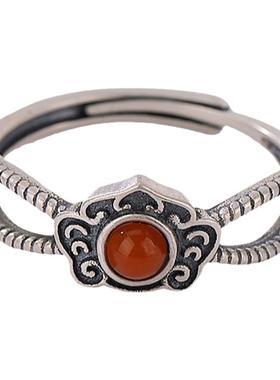 活口指环如意镂空设计感女士戒指