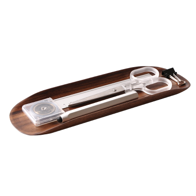 一叶杂物盘木托盘不然