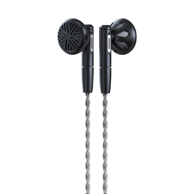 FiiO/飞傲FF3S FF5发烧级有线动圈平头耳机MMCX可换线HIFI便携