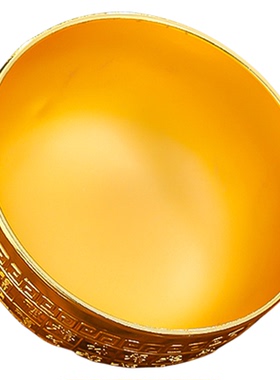 家用供奉装饰沙金百福碗