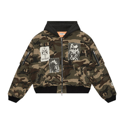 RESERFF地狱十字贴布迷彩外套