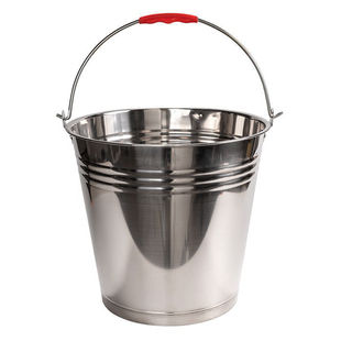 不锈钢水桶手提式幼儿园家用带盖提桶油桶垃圾分类食堂铁桶提水桶