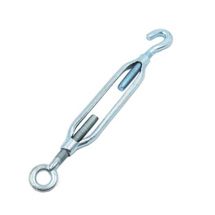 镀锌重型花篮螺丝拉紧器钢丝绳紧绳器开体花篮螺丝cc伸缩紧线器