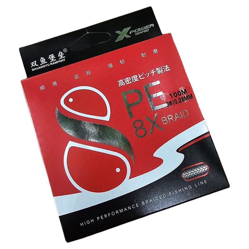 双鱼堡垒PE路亚主线红色5号8遍