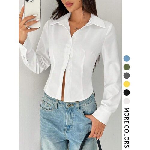 S 26809 Korean Street Style Shirt 学院风衬衫 跨境供应