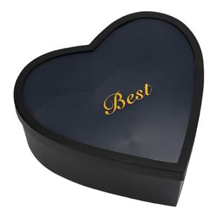 心形礼盒爱心空盒塑料防水桃心盒子水果礼盒心型鲜花包装盒