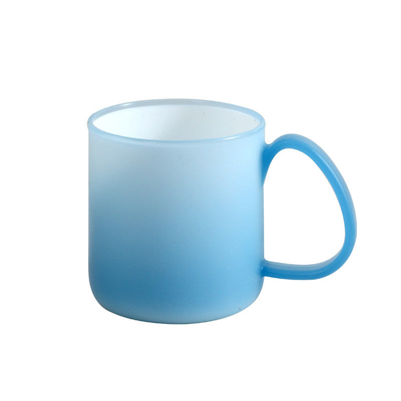 渐变磨砂加厚PP防霉漱口杯