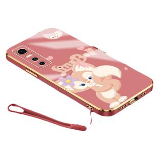 可爱玲娜贝儿vivoy73s手机壳女款y85a软壳z1硅胶z1i卡通z3直边z3i电镀挂绳y97全包镜头Y85卡通保护套防摔超薄