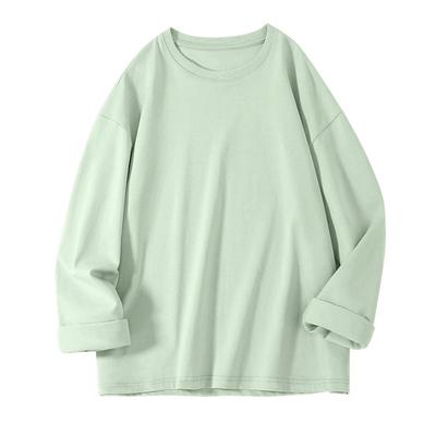 班尼路纯棉长袖女宽松内搭上衣